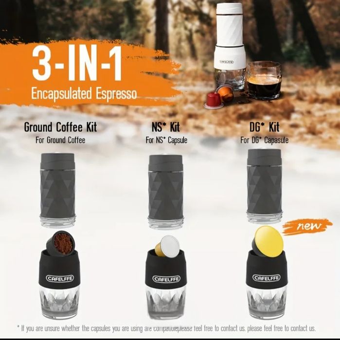 Maquina de cafe manual.