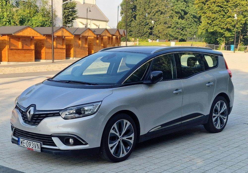 Renault Grand Scenic 7 osobowy/Faktura Vat/Bezwypadkowy/Lakier oryginalny/Gwarancja