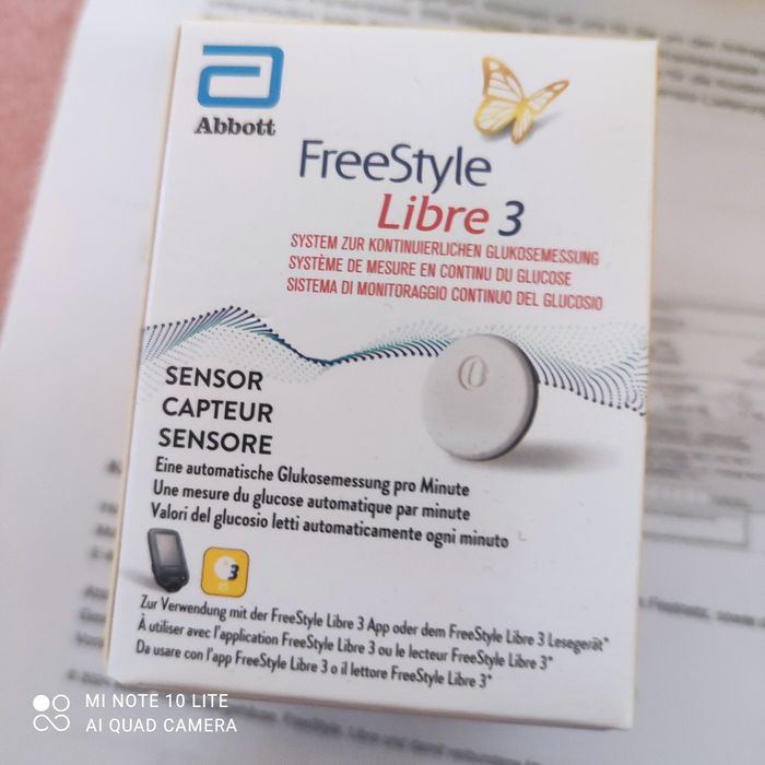 Sensor Freestyle Libre 3