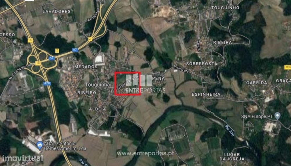 Venda de Terreno para construção c/3888m2 em Touguinha, Vila do Cond