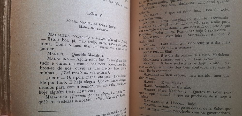 Frei Luís de Sousa edição de 1959