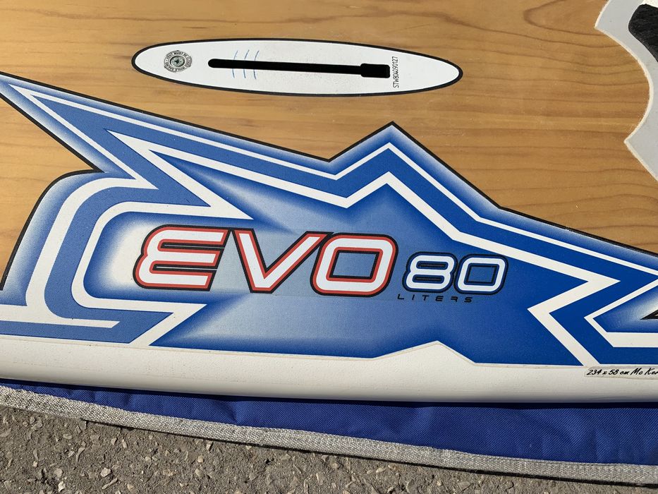 Prancha windsurf starboard Evo 80 Liters