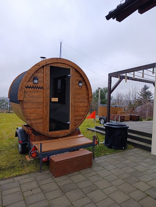 Mobilna balia z hydromasażem transport gratis- przy wynajmie na 3 doby