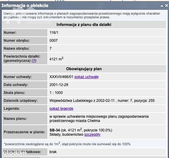 Grunt inwestycyjny 4121 m² idealny pod biznes – další