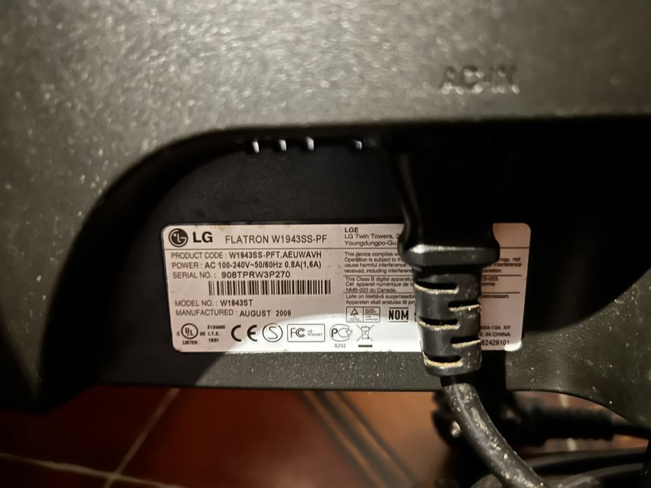 Monitor LG 19 Polegadas