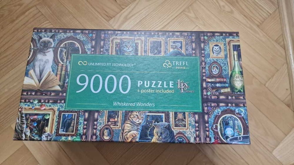 Puzzle 9000 elementów Whiskered Wonders Lisa Parker Trefl Prime UFT