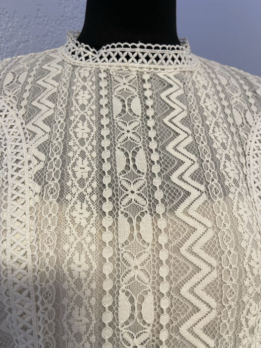 Zara  Блуза з мережева . Стан ідеальний.