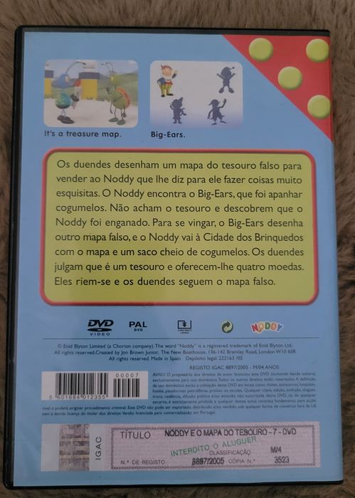 4 DVD'S do Noddy