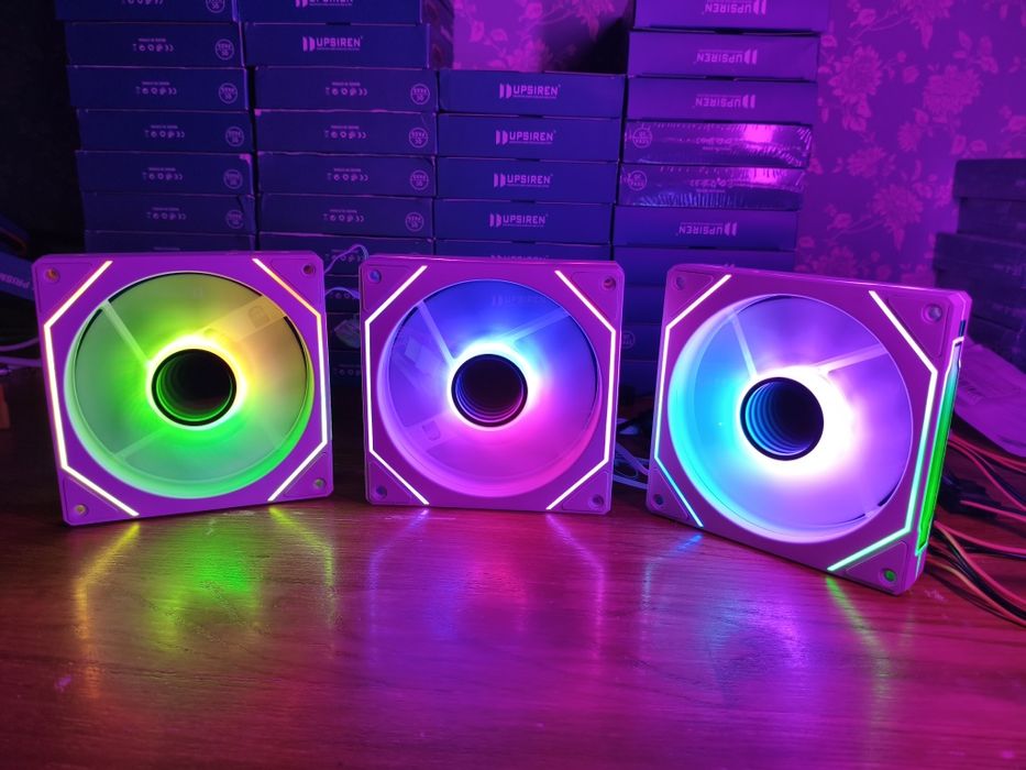 Вентиляторы кулер с подсветкой argb Upsiren  Prism 4 pro prism 6 pro
