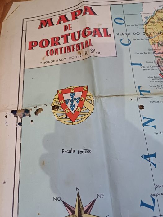 Mapa de portugal
