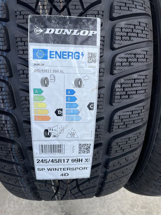 ‼️Шини Резина Зима ‼️ R17 245/45R17 99H DUNLOP SP WINTER SPORT 4D