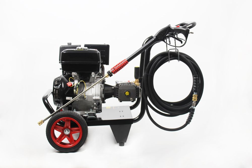 MYJKA SPALINOWA, przemysłowa 280 BAR + PRZYSTAWKA ,pobór wody, mosiądz