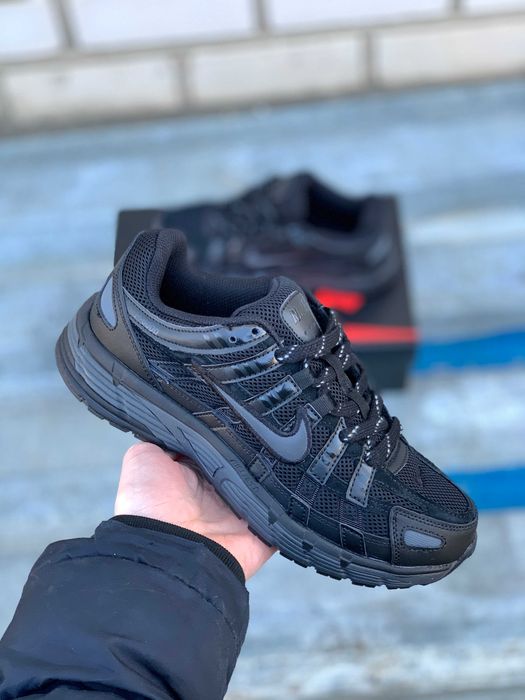 Кросівки Nike P-6000 Black (36 37 38) — чоловічі-жіночі Найк П6000 чорні, ТОП продаж, дихаючі кросівки, весняне-літнє взуття