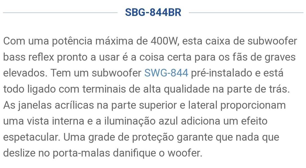 subwoofer alpine 400w NUNCA USADO