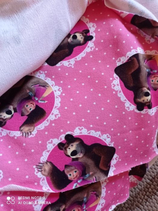 Masza i niedźwiedź dresówka cyfrowa 1 m