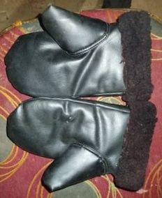 ВАРЕЖКИ СССР 84 Г. НА ОВЧИНЕ НОВЫЕ  ка-ый брезент тёплые непроду-ются