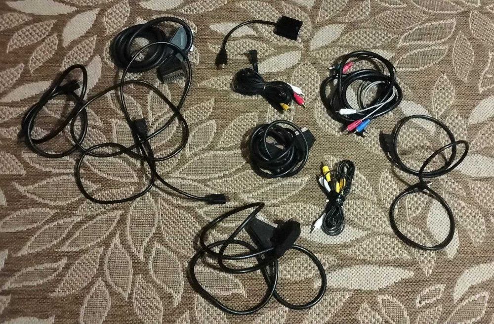 Аудіо/відео кабелі (SCART, HDMI, та ін.) одним лотом (10 позицій)