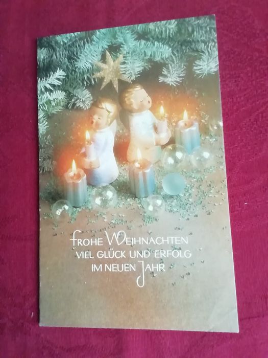 Postal de natal, alemão