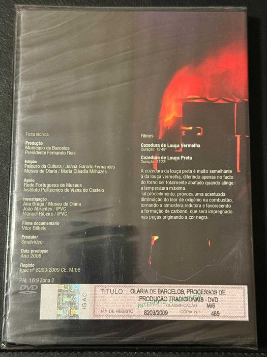 DVD Olaria de Barcelos - processos de produção tradicionais [Novo]