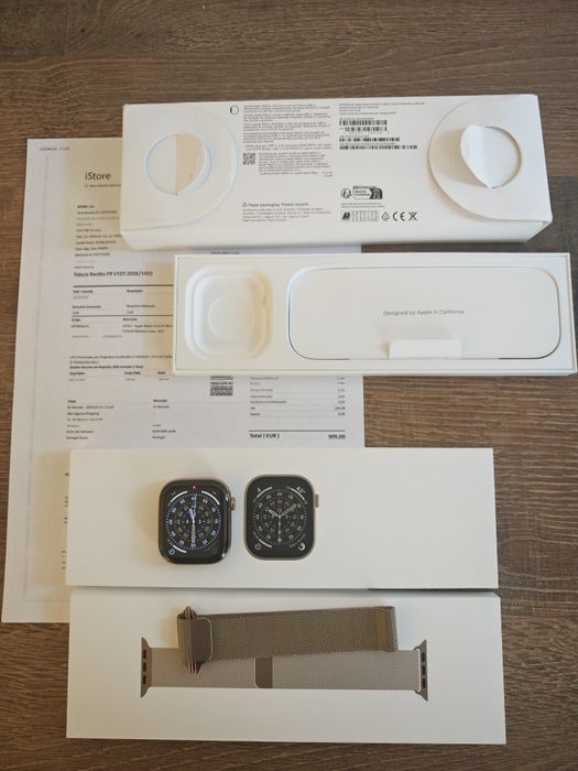 Apple Watch Serie 11 46MM Titanium Gold Cel+ GPS Semi-novo  C/Garantia Aceito Retomas