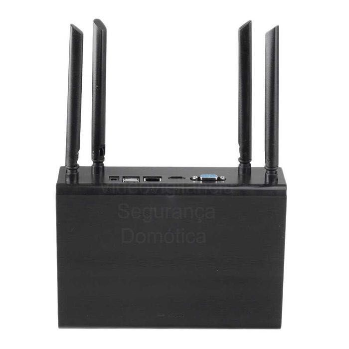 Conjunto Vigilância * 4 Câmaras FullHD * Sem Fios * Deteção de Pessoas