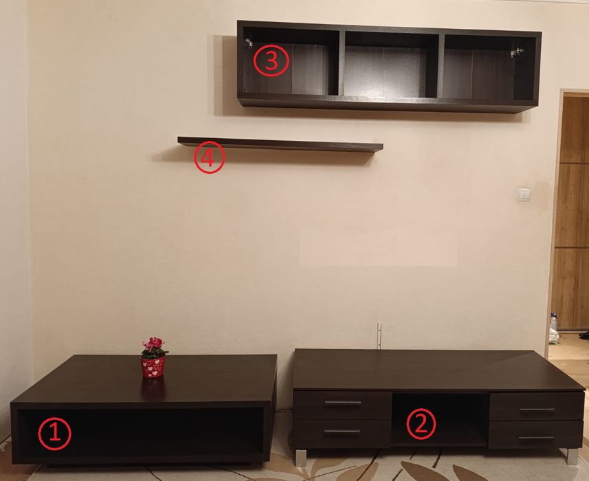 Zestaw 4 mebli BRW RE_SET