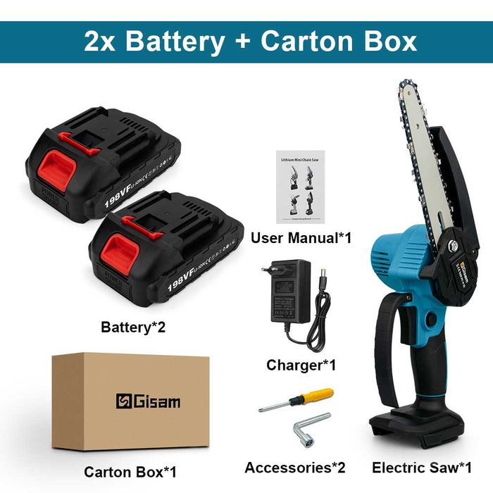 Serra Elétrica (2 Baterias)