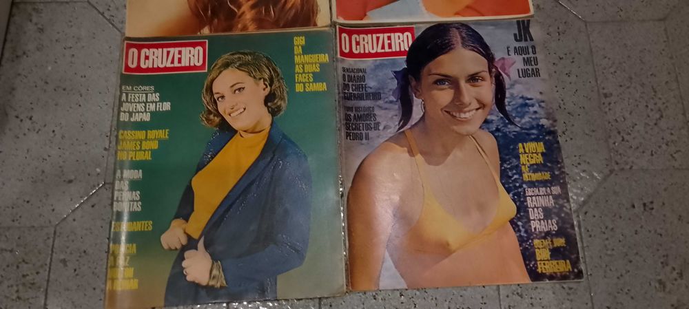 Manchete e O Cruzeiro "Revistas Brasileiras" 6 unidades