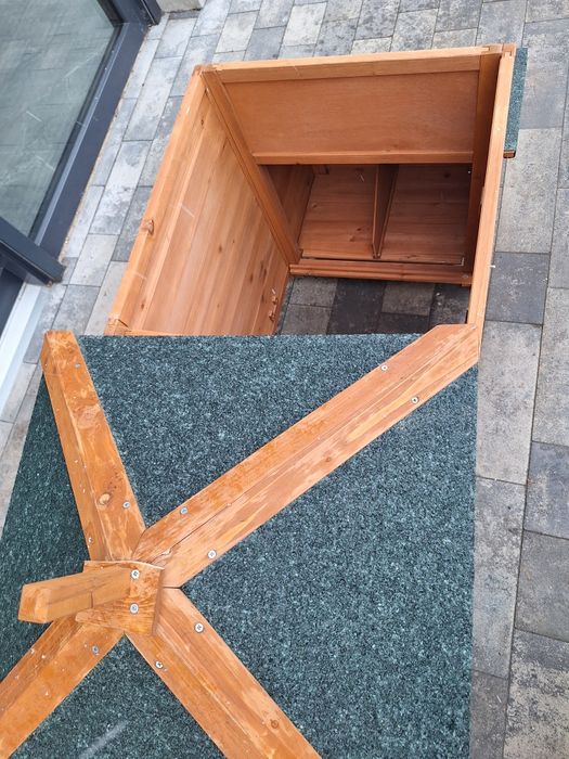 2x Duży drewniany kurnik z budką lęgową i grzędą