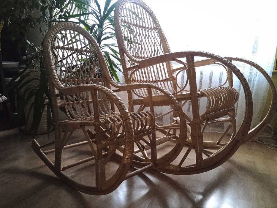 Нове крісло плетене гойдалка , качалка кресло , лоза, плетене з лози