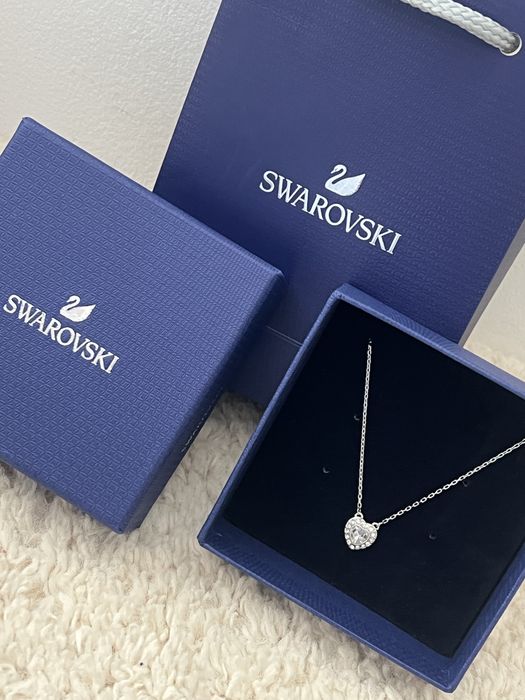 Swarovski Colar Prateado Ariana Grande e Coração