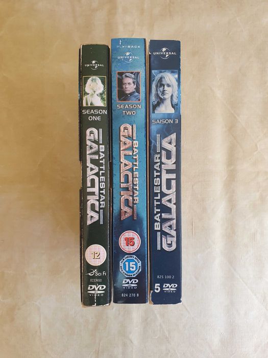 DVDs usados Battlestar Galactica Temporadas 1, 2 e 3