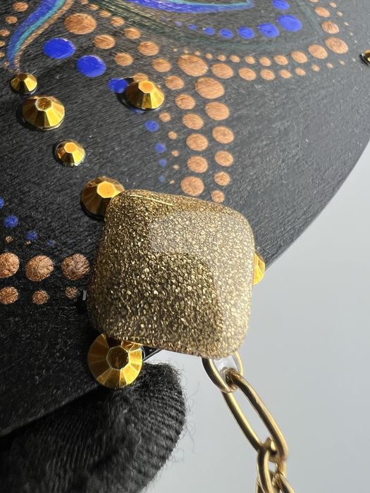 Mandala ręcznie malowana dekoracja ścienna boho glamour prezent