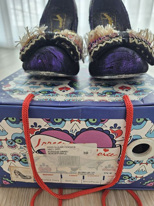 Sapato Roxo SUPER OrIgInAiS e como novos n.º 39