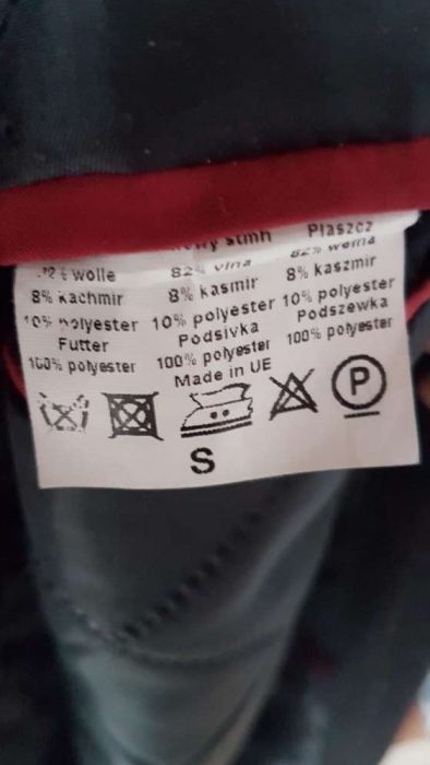 Płaszcz męski wełna/kaszmir