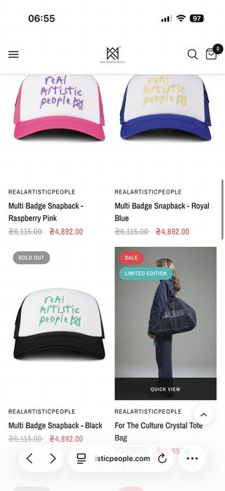 real artistic people snapback кепка goat