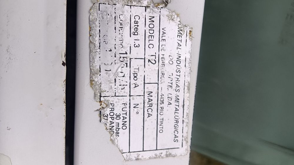 Fogão a gáz pequeno