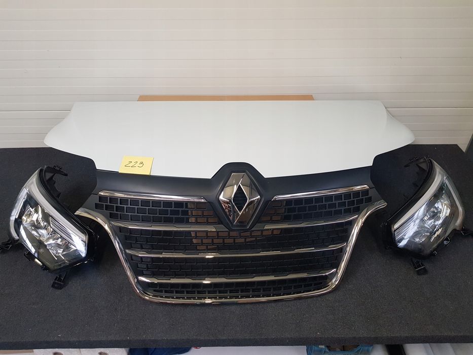 Maska Pokrywa Grill Lampy Przednie Renault Master Iv
