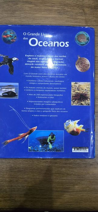 Livro educativo " O Grande Livro dos Oceanos"