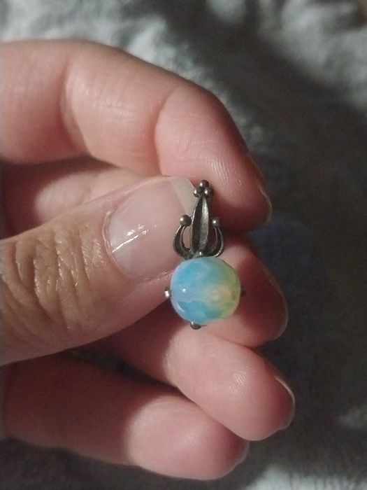 Серьги сережки женские с лунным камнем