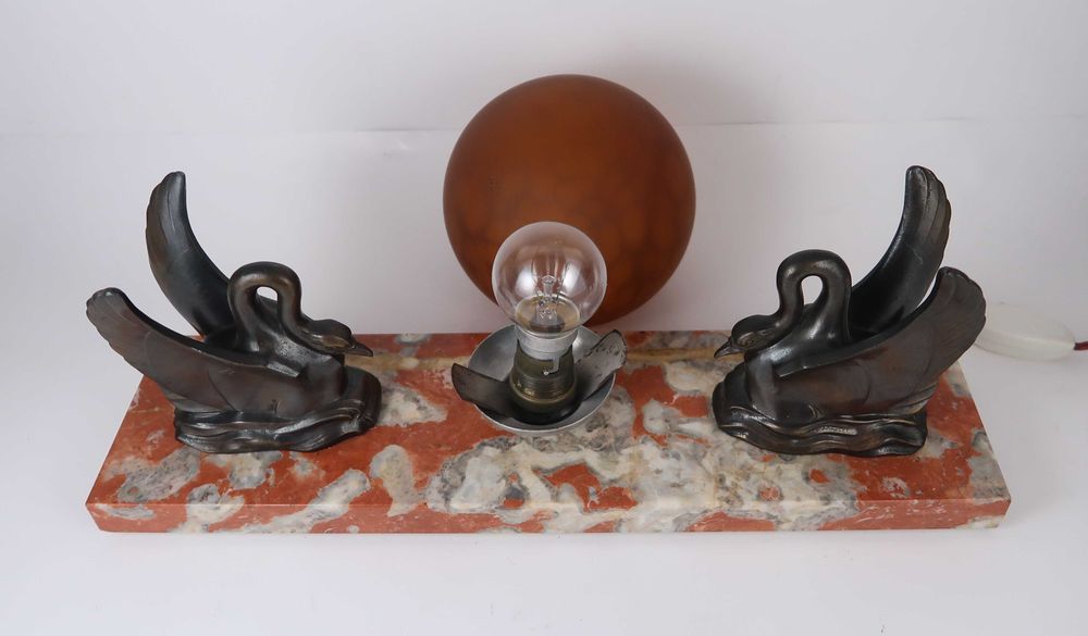 Candeeiro de mesa antigo Art Deco (Ref. 4)