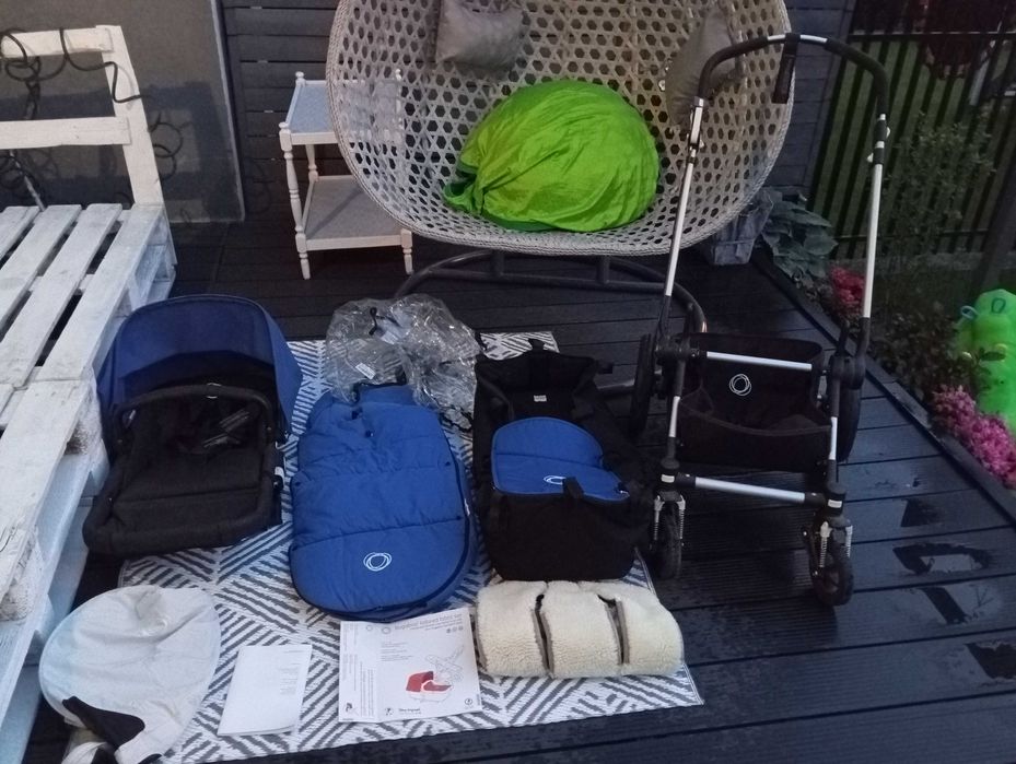 Wózek Bugaboo Cameleon 2w1 +akcesoria dużo