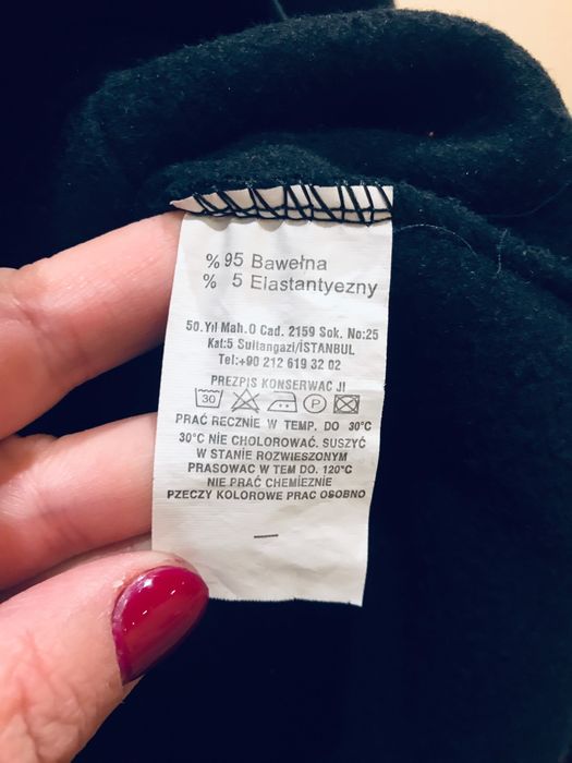 Sweter perełki i cyrkonie