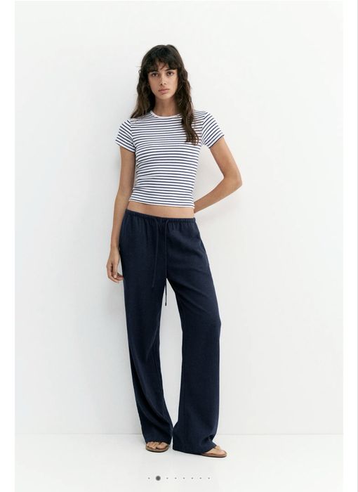 Штани брюки льон віскоза pull and bear