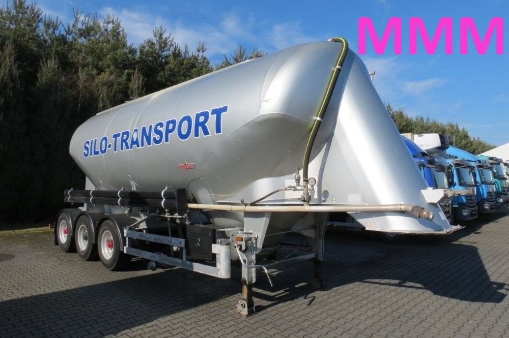 Spitzer CEMENTO NACZEPA SPITZER SF 2737 SPROWADZONA Z NIEMIEC 1. WŁAŚCICIEL  DMC: 34000 kg, ładowność: 29530 kg, masa własna: 4470 kg