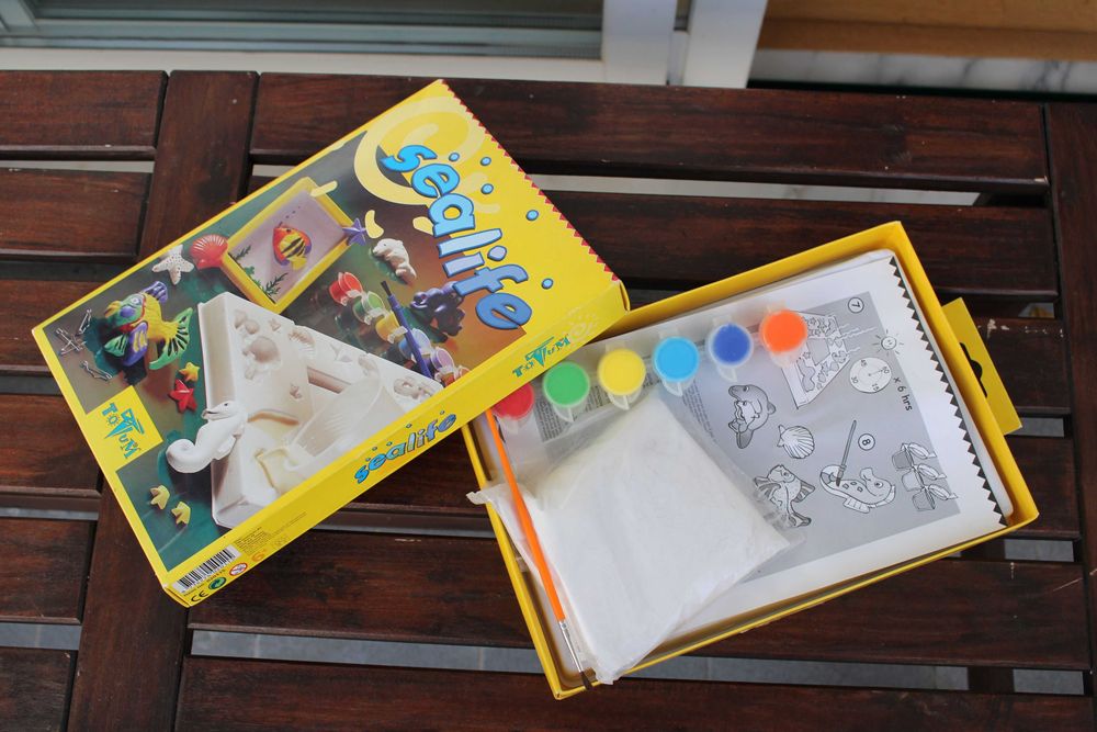 Sealife Totum  Kit Criação e Pintura Figuras Marinhas em Gesso