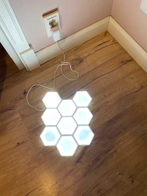 Lampki ledowe modułowe białe dotykowe z zasilaczem