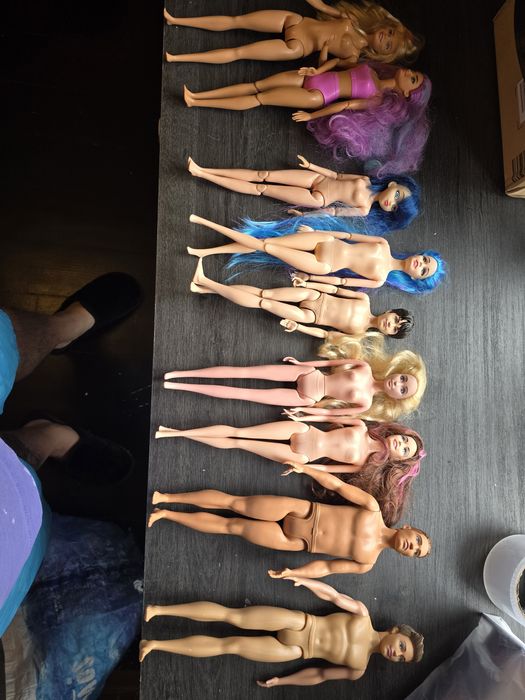 Lote de bonecas Barbie e Ken