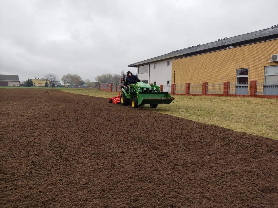 Usługi glebogryzarką separacyjną,mini traktor niwelacja, koszenie