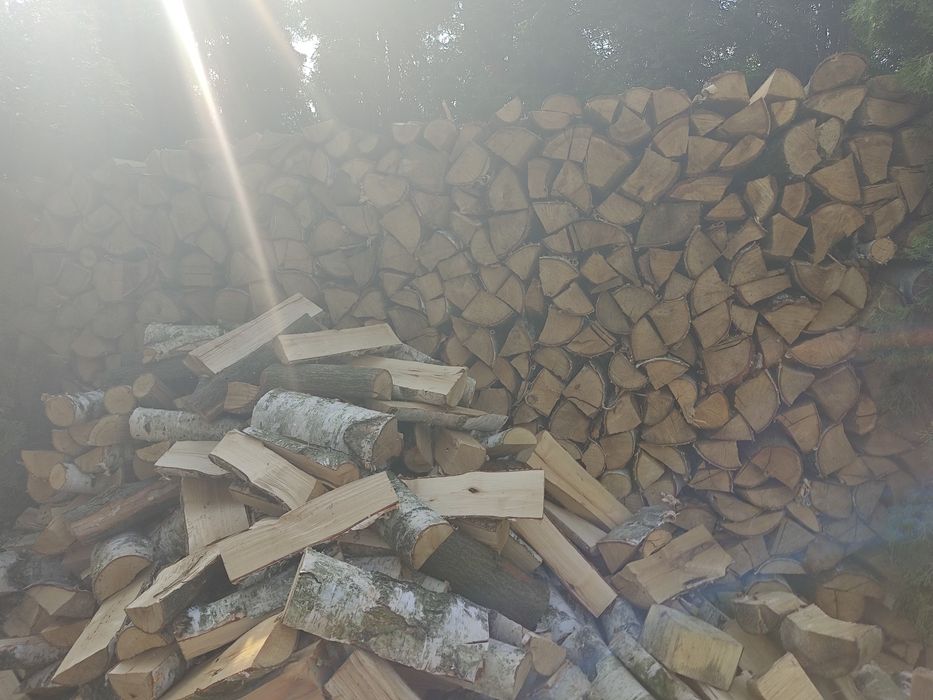 Drzewo cięte, kominkowe, rąbane